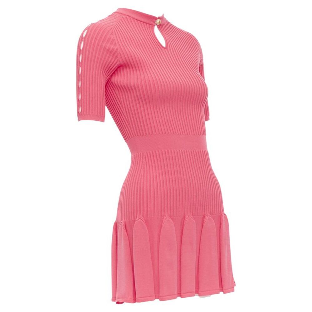 Balmain Keyhole Flutter Mini Dress - Picture 3 of 6